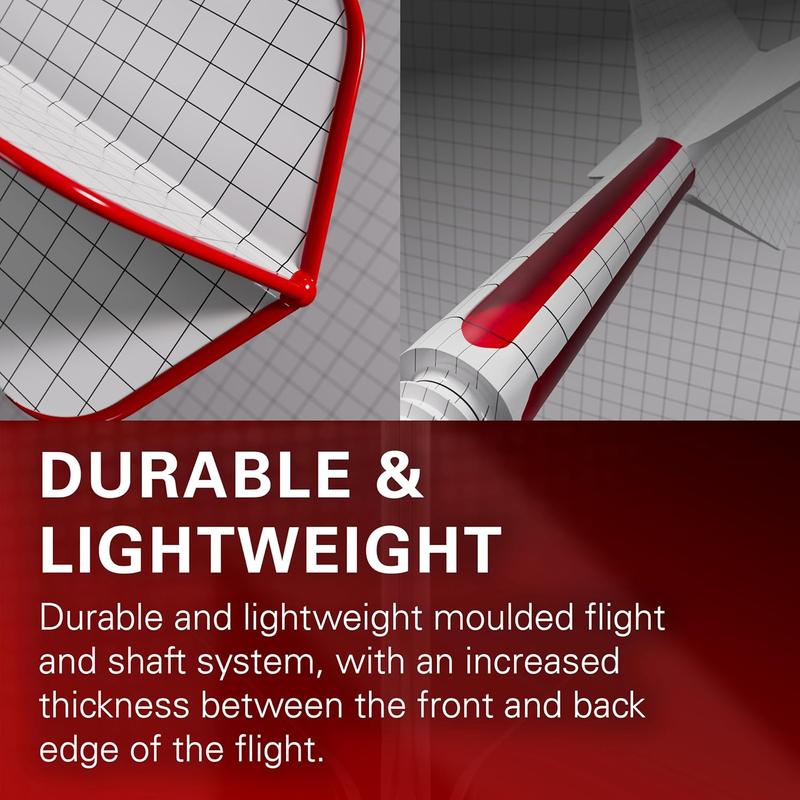 Target Darts K Flex Integrated Dart Flights And Shafts, No.2 | Pack Of 3 K-Flex - No2, Kflex All In One Moulded Dart Flight & Stem Lengths:  Medium | Professional Dart Accessories 4