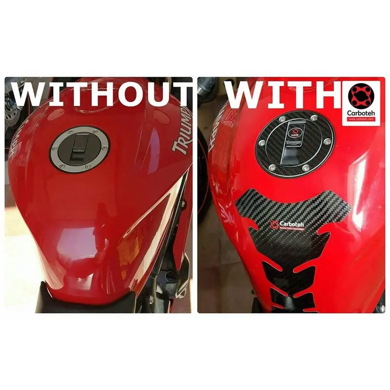 Carboteh Honda CBR 600 1000 Real Carbon Fibre Tank Pad 1