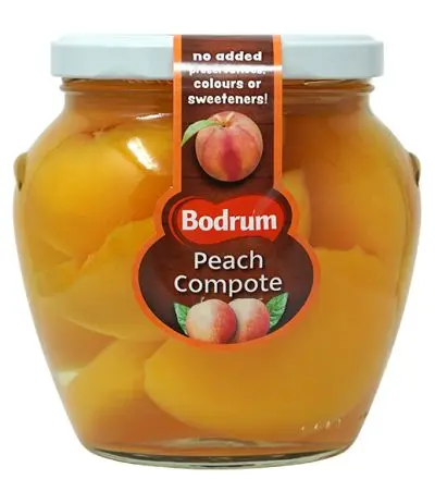 Bodrum Peeled Peach Compote 540g