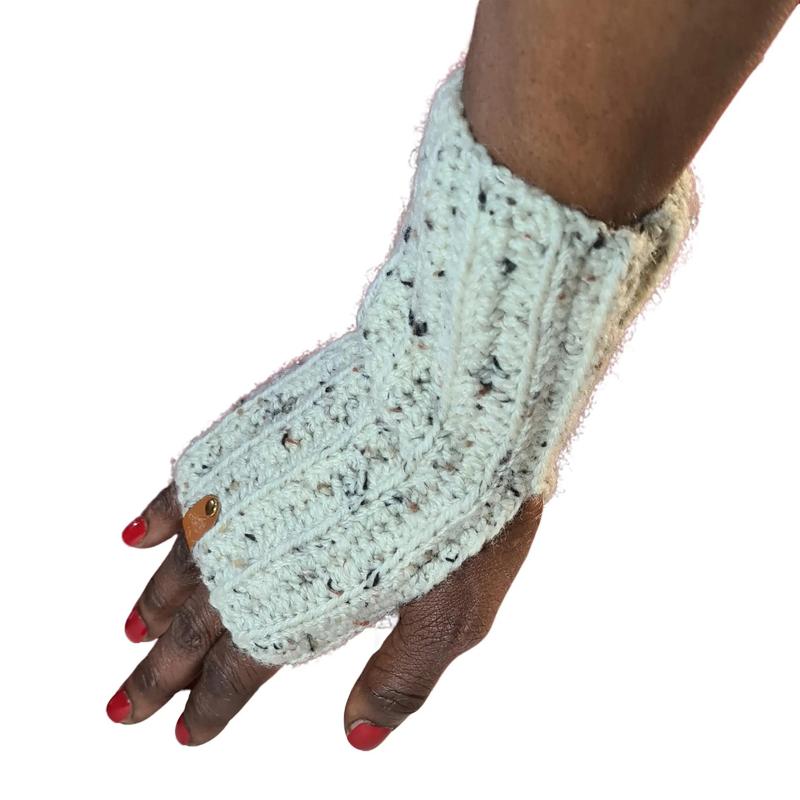 Fingerless Gloves for Men & Women - Cozy Tweed, Warm and Soft 1