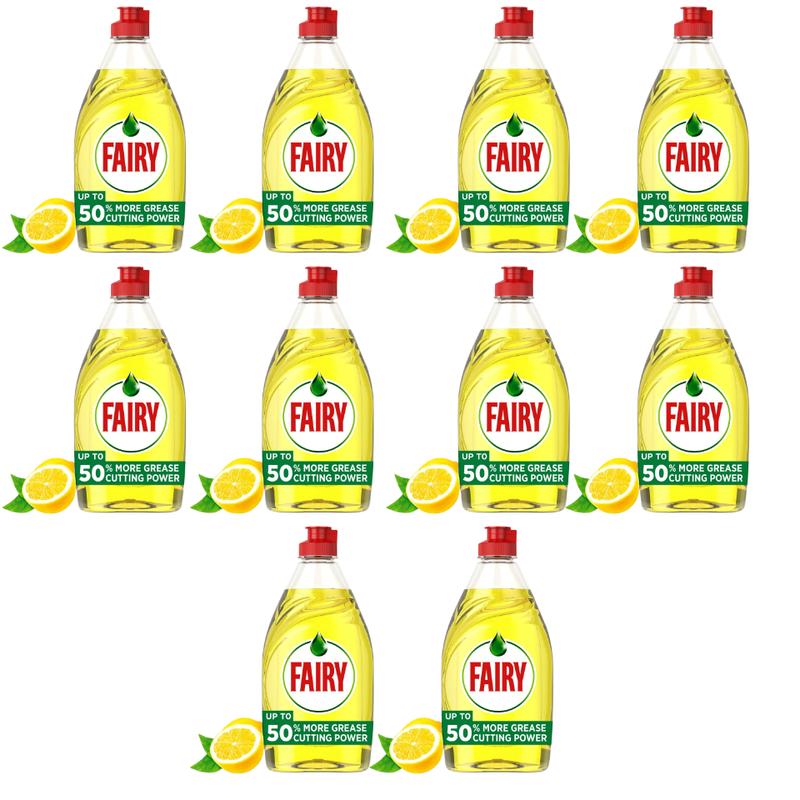 Fairy Lemon Washing Up Liquid 320Ml (x 10 Bottles) 3