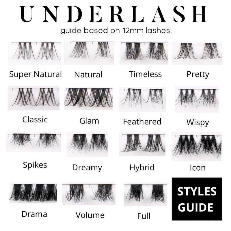 Clusters TOP UPS (Underlash) - UNMRKD Beauty Eyelash extensions ( DIY LASHES ) 1