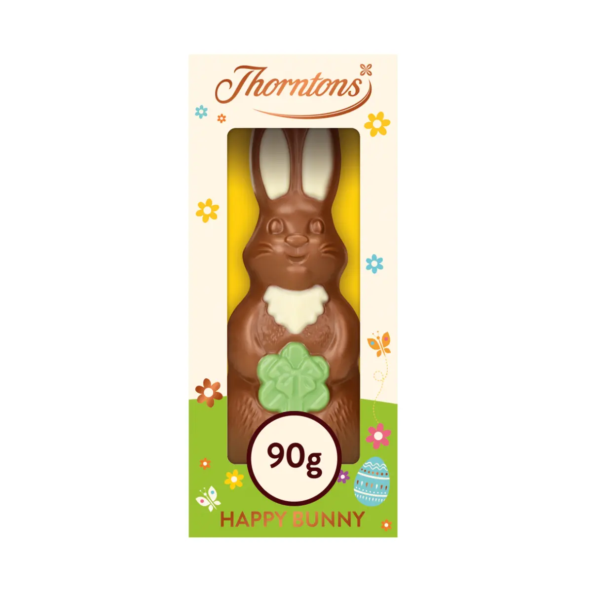 Thorntons Milk Chocolate Easter Bunny 90g -  Smooth & Creamy, Perfect Easter Treat