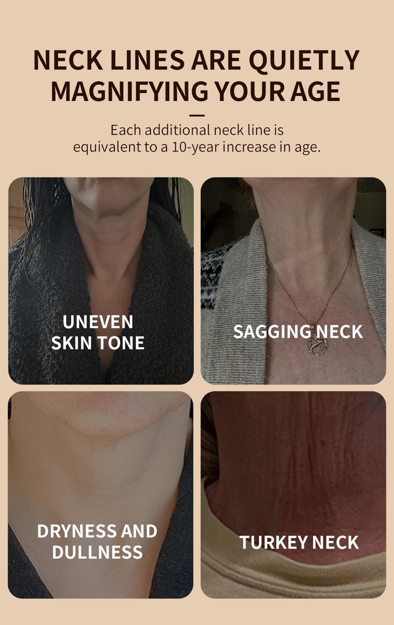 Product Introduction of Neck Firming Cream, Tighten and Lift Neck Cream for Crepey Skin, Skin Moisturizer, Deep Moisturizing, Cruelty free Neck Care Body Care Tightening 2