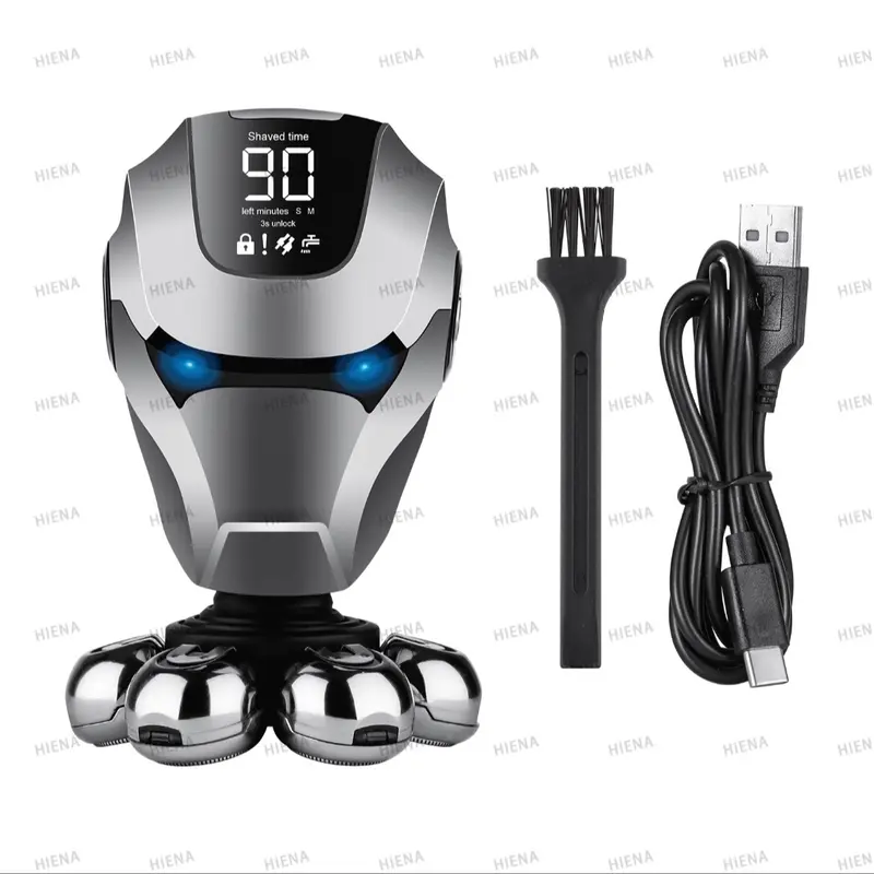 Iron man 5 in 1 Electric Hair Trimmer, 1 Box Rechargeable & Electric Hair Clipper & Accessories, Multifunctional Hair Trimmer for Men, Ideal Shaver for Men, Halloween, Christmas, Fall Gift, Hair Styling Tools, Winter Gift ear 0
