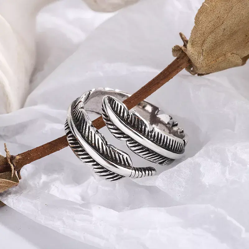 925 Sterling Silver Adjustable Wings Feather Ring UK Seller – Stunning and Elegant Jewelry Gift, Perfect for Birthdays, Anniversaries, Special Occasions, or Everyday Wear – Beautifully Crafted, Unique Design, a Perfect Symbol of Freedom and Grace 4