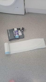 Product Review of Bitterplum 100pcs White Mid-Size Drawstring Strong Pedal Bin Liners from m** 1