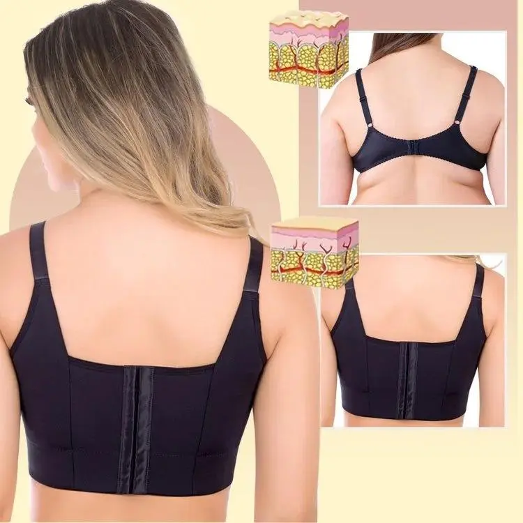 Back Smoothing Bra Push Up Bra Hide Back No Underwear Simple Full Coverage ComfortSeamless Bra Breathable Bra Womenswear Lady Minimalist 3
