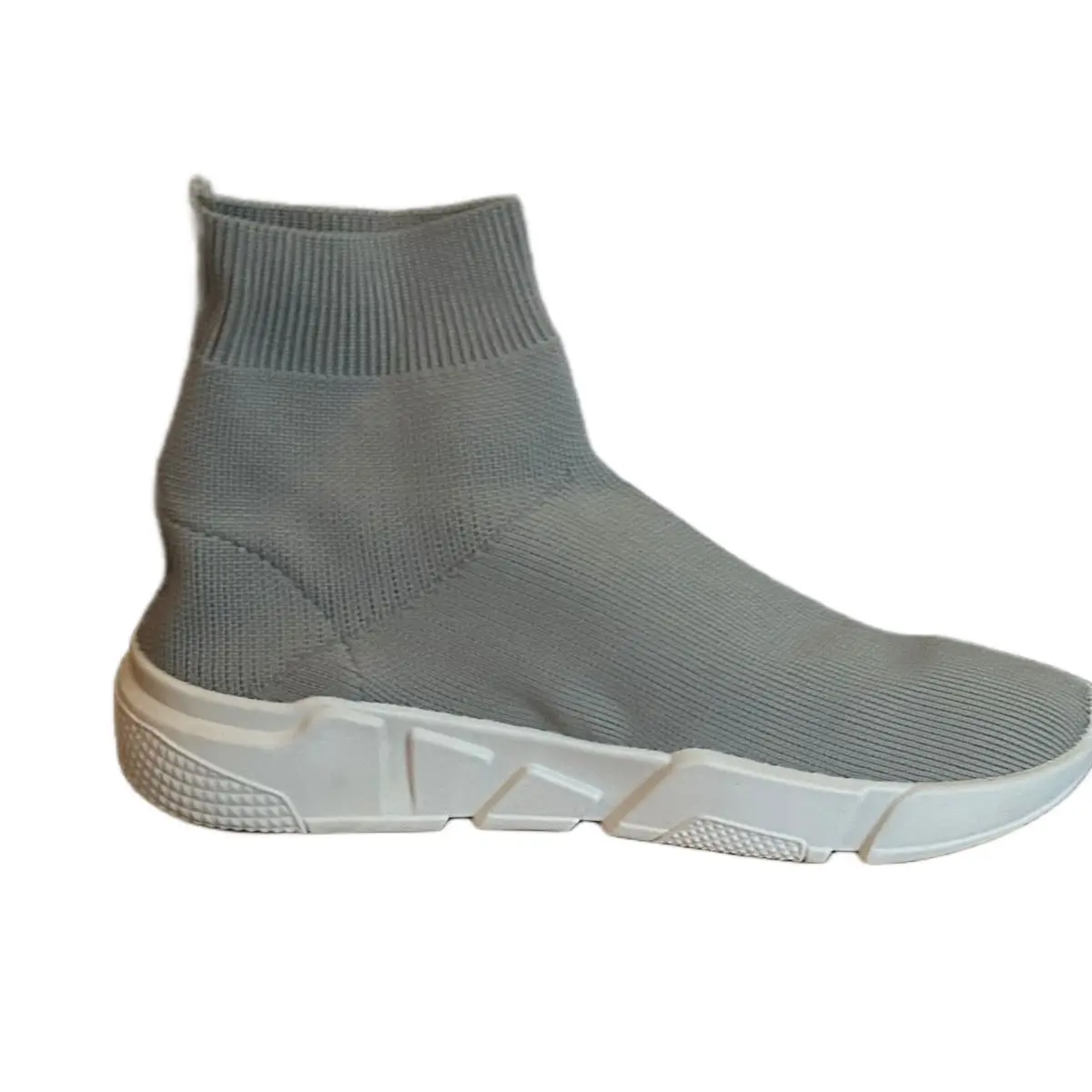 Ladies sock boots in grey soft and comfortable