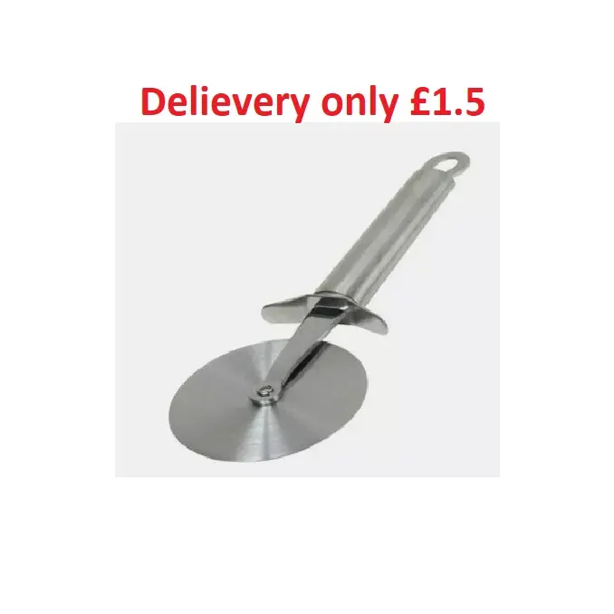 Stainless Steel Professional Pizza Cutter Slicer Kitchen Tool 0