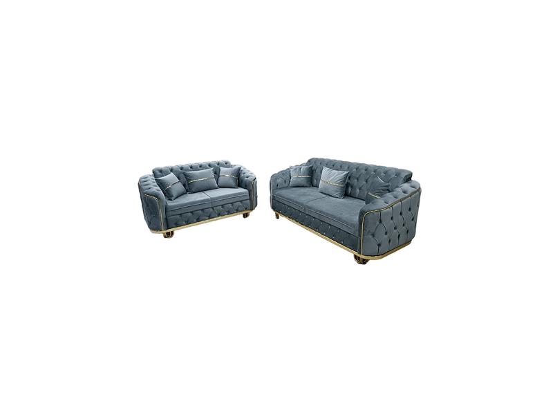 Madrid Fabric Corner and 3+2 Seater Sofa Bed Available In 4 Colors 1