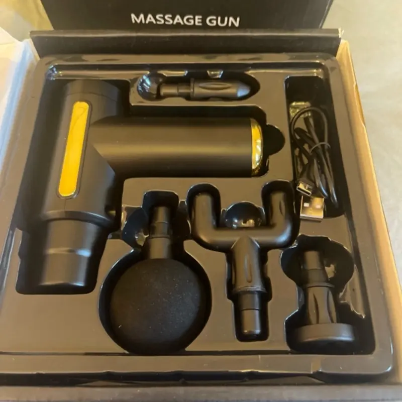 Portable Massage Gun with 6 Intensity/Speeds for On-the-Go Comfort massager fascia wireless machine Lightweight Handy 2
