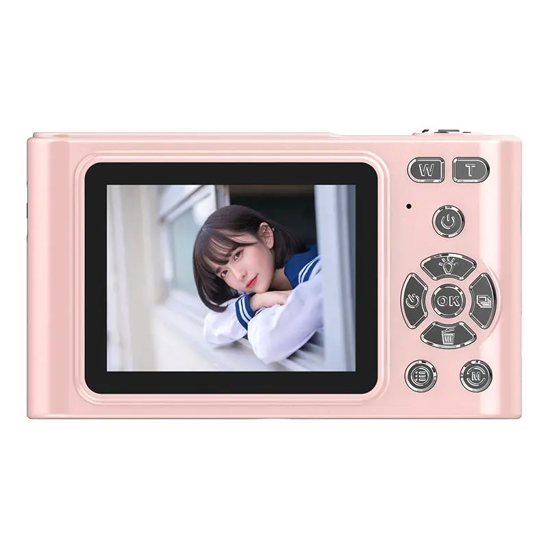 Retro HD Camera - Portable Digital Camera with TF Card, Charging Cable, and Operation Guide for Spring Shooting