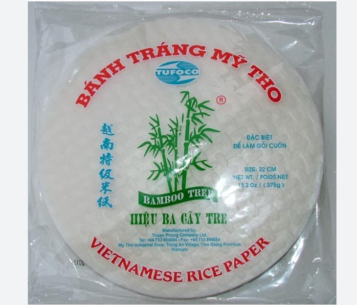 Bamboo Tree Rice Paper 22cm 340g (1 Pack to 3 Packs) 0