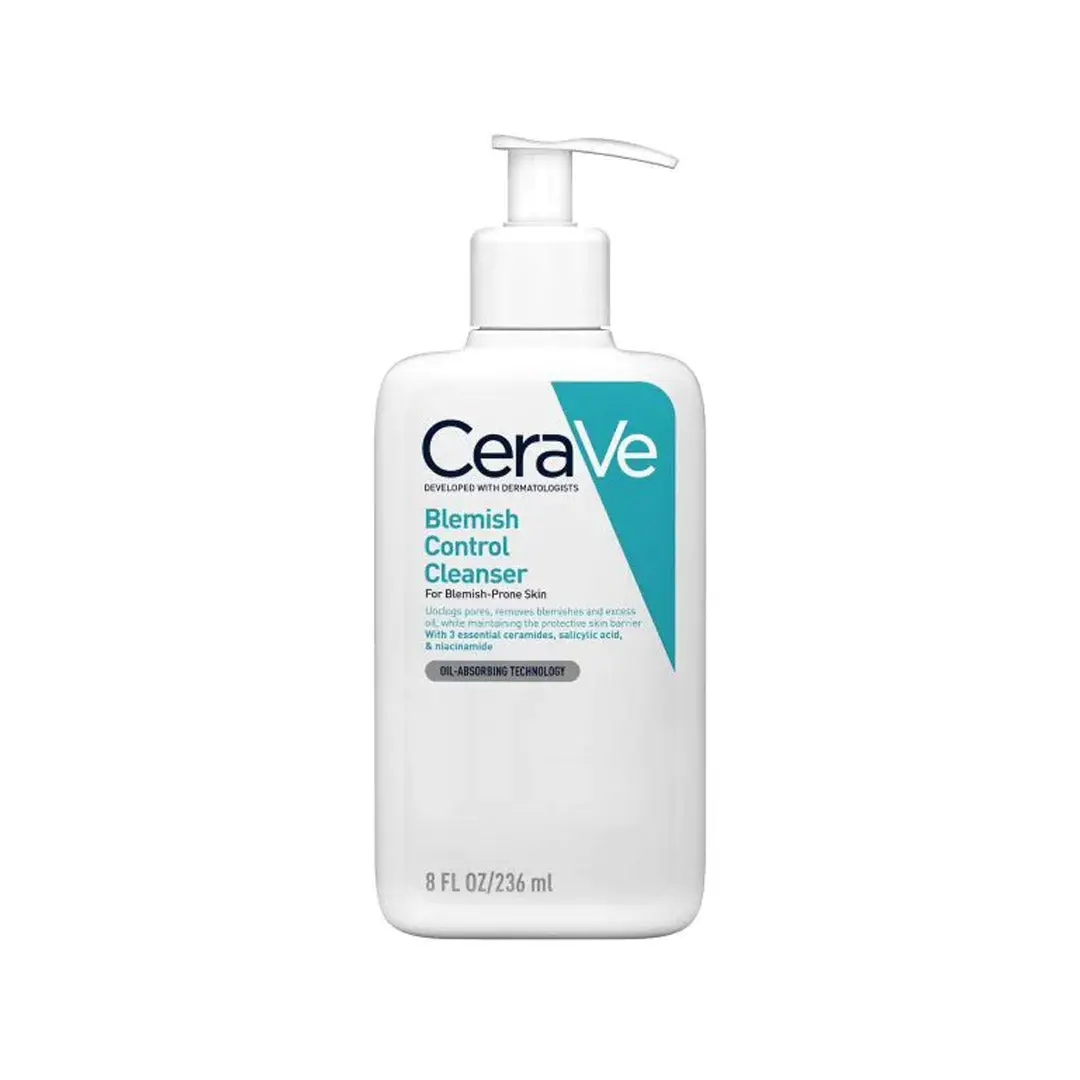 CeraVe Blemish Control Daily Gentle Cleanser with Salicylic Acid & Niacinamide for Blemish-Prone Skin