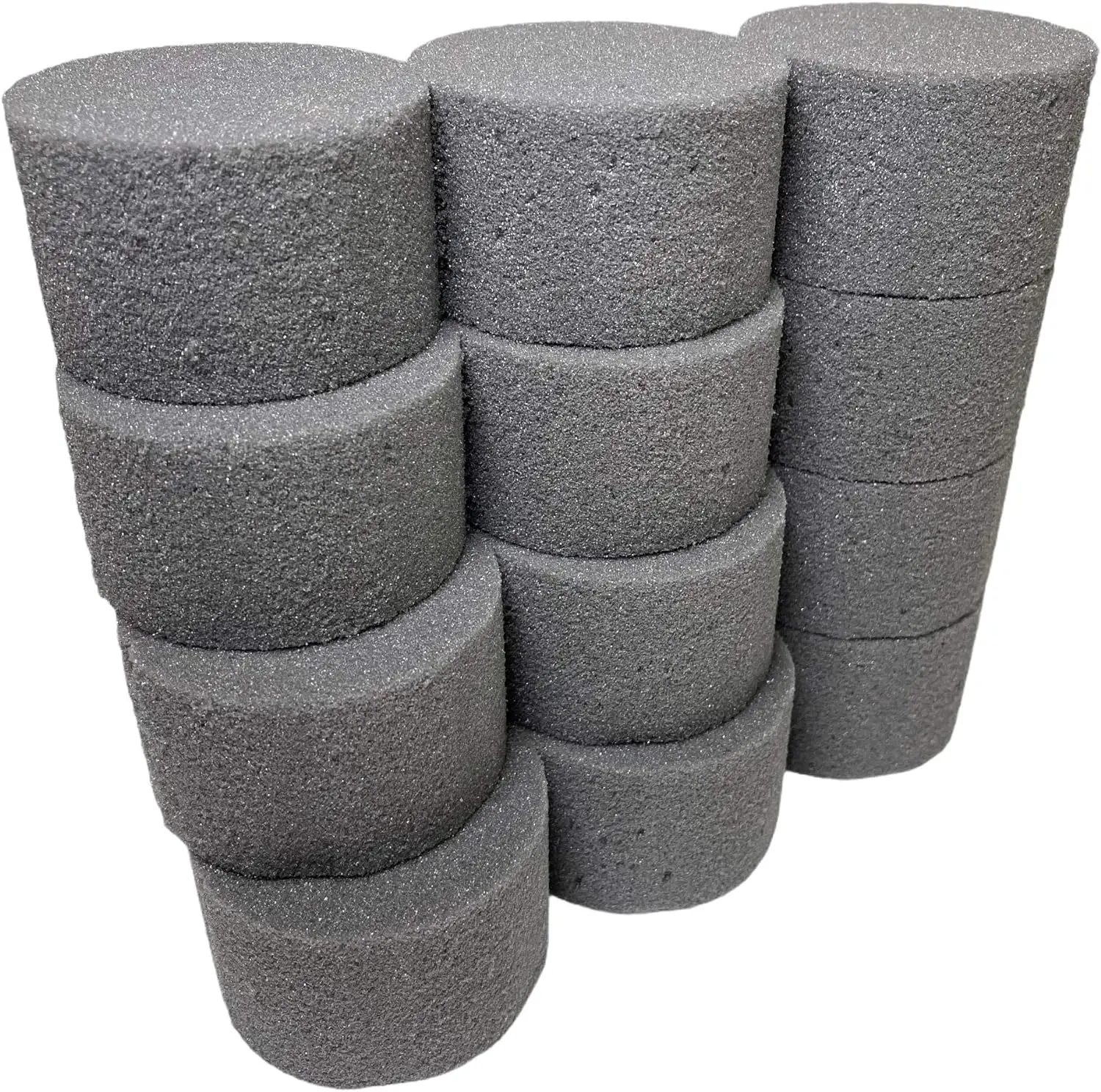 20 x Dry Cylinder Floral Foam Blocks - Dried Flower Foam for Wedding Arrangement and DIY Craft Supplies