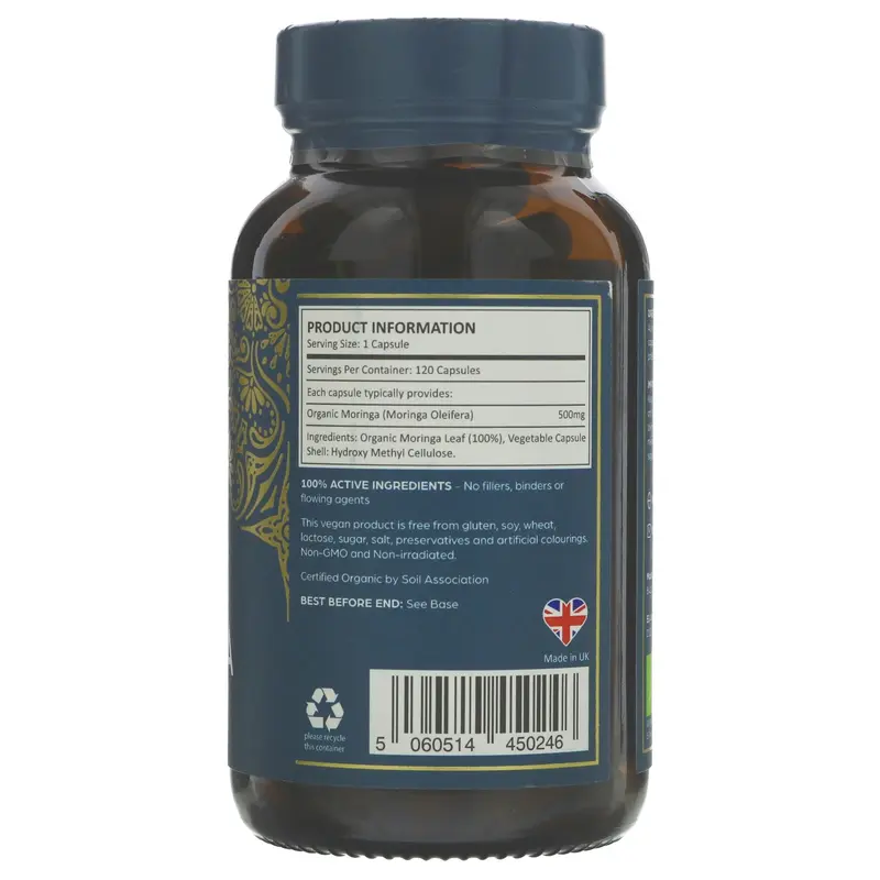 Ayurvediq Wellness | Organic Moringa | 120 capsules 2