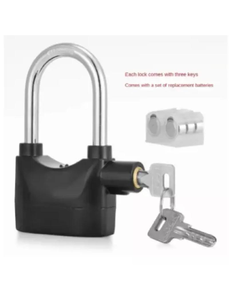 Product Introduction of Alloy Steel Anti-theft Alarm Lock Padlock with  Steel Cable for Motorcycles 2