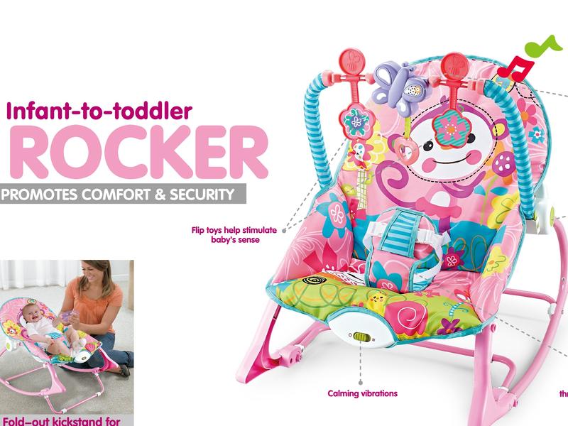 LEOM Keep Cozy 2-in-1 Newborn Baby Swing Bouncer Musical Vibrating ,Grow with Me Seat & Infant to Toddler Rocker Chair, Vibrations & Toy Bar, 0-30 Months Up to 16kg 7