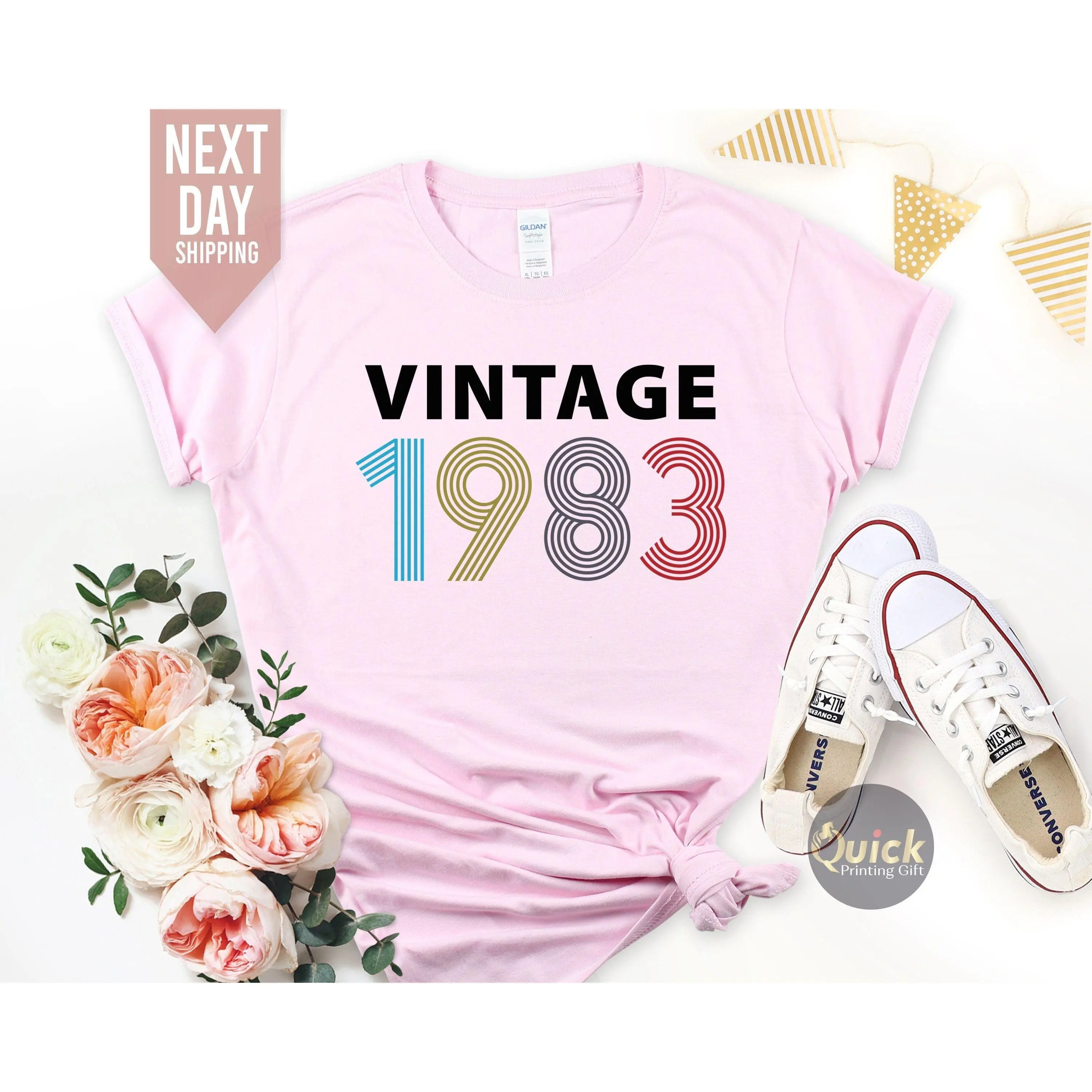 Vintage 1983 Tshirt, 40th Birthday Shirt, Vintage Birthday Tee 2023, 40th Birthday Gifts, Vintage 1983 Birthday Gift Shirt