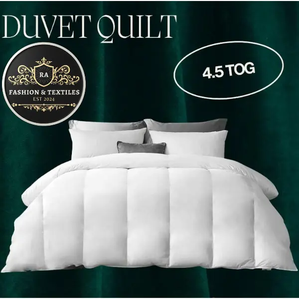 BOUNCE BACK DUVET QUILTS 15 TOG | ANTI ALLERGY BREATHEABLE SOFT DEEP FILLED DUVETS | RA FASHION & TEXTILES  | 5