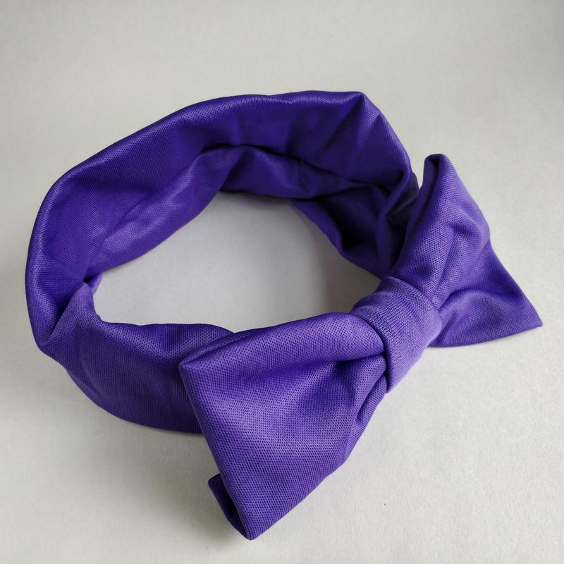 Soft and stretchy headbands hairbands headdress with large bow for baby girls and toddlers. Plain colour. 7
