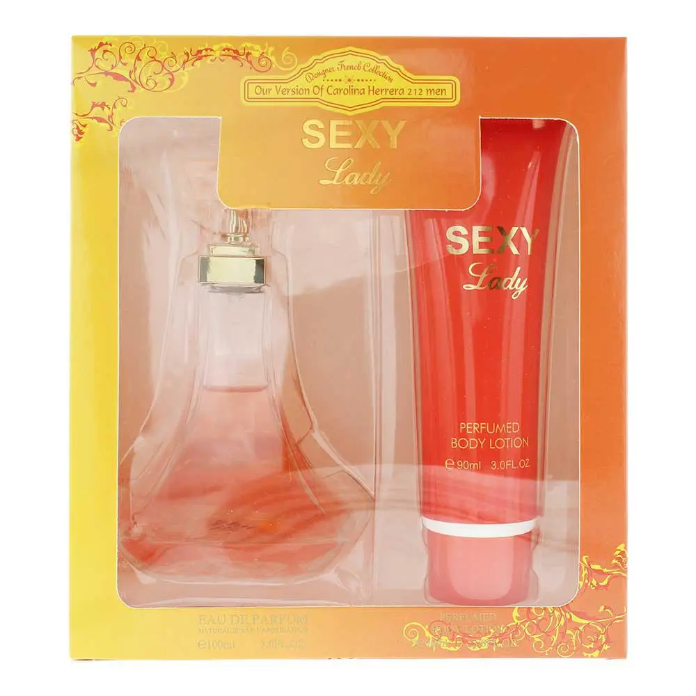DESIGNER FRENCH COLLECTION sexy lady eau de parfum 2 pieces gift set