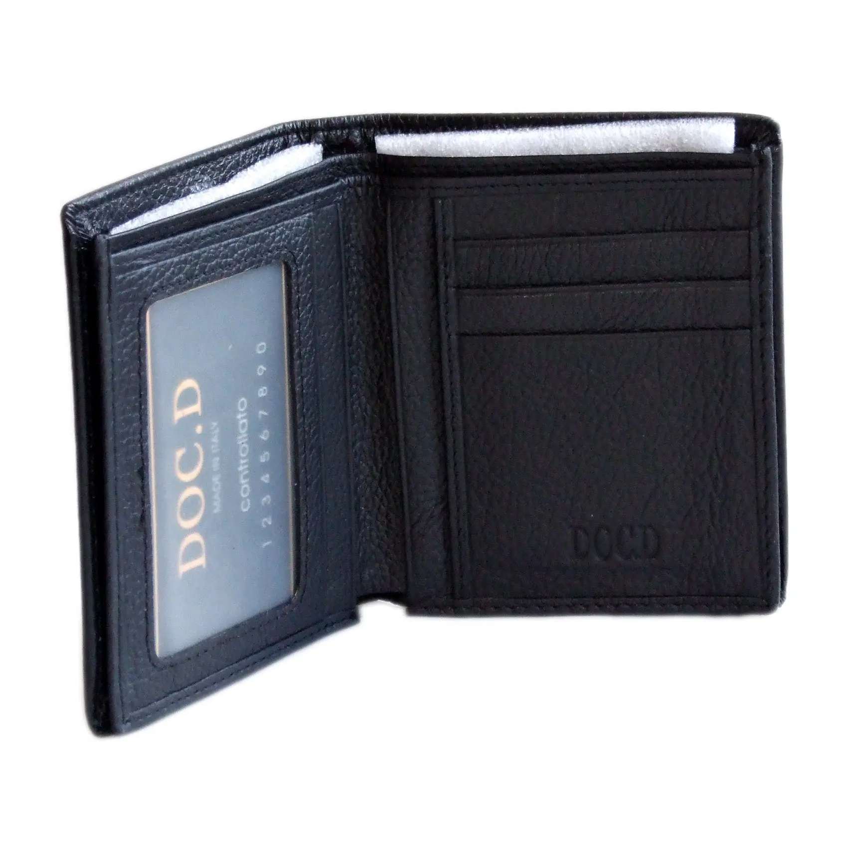 QHA Mens Wallet Real Leather Purse ID Credit Card Holder Coin Pocket Gift New W11
