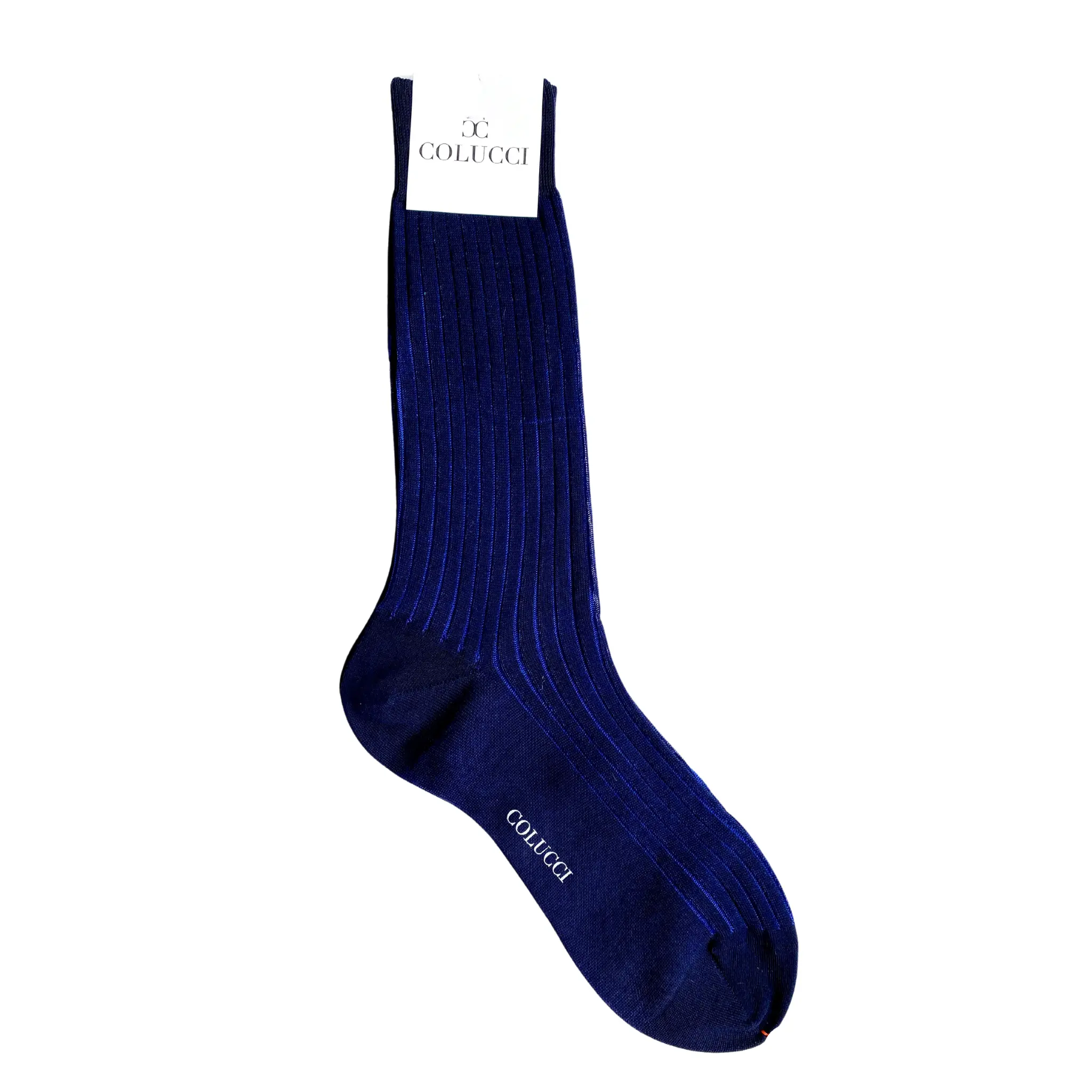 Navy & Blue Cotton Dress Socks