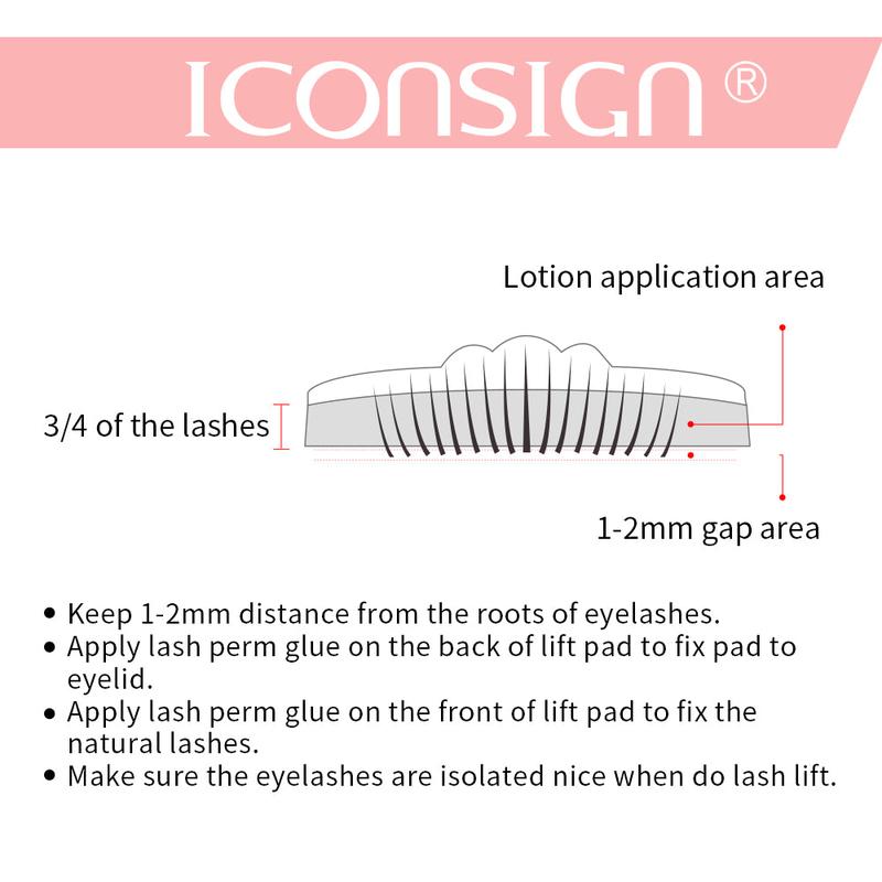 Dropshipping ICONSIGN Lash Lift Kit Lash Lifiting Eyelash Perming Kit Lash Curling Enhancer Eyes Makeup Tools 7