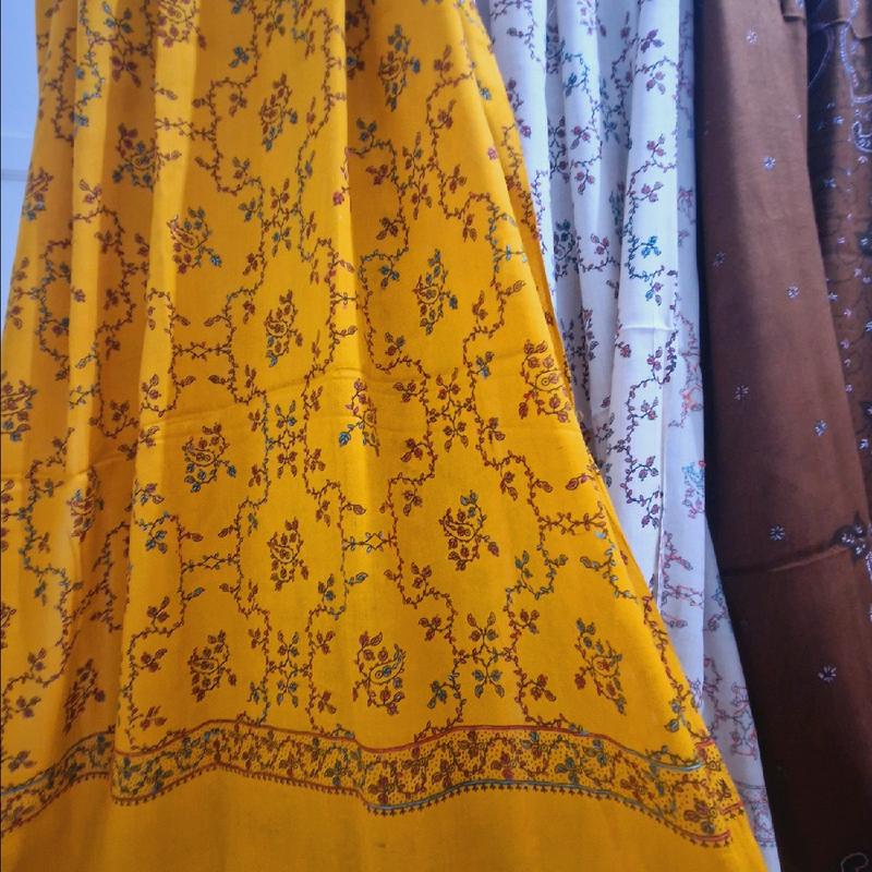 Traditional Pashmina Shawls with Handwork embroidery, Quality Pashmina Shawls, Pakistani Shawls, Available in different colours, Elegant look everyday. 6