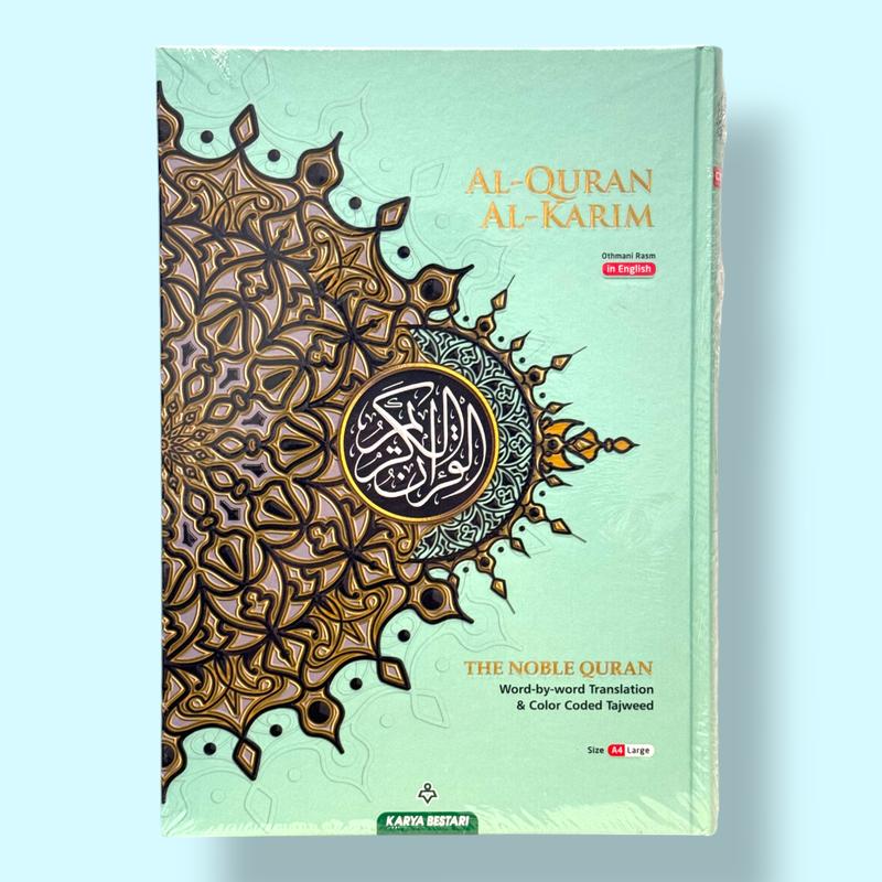 Maqdis A4 Large Al Quran Al Kareem Word-by-Word Translation Colour Coded Tajweed 3