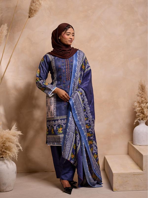 LS-2595 Readymade Pakistani Designer Dhanak Suit 3