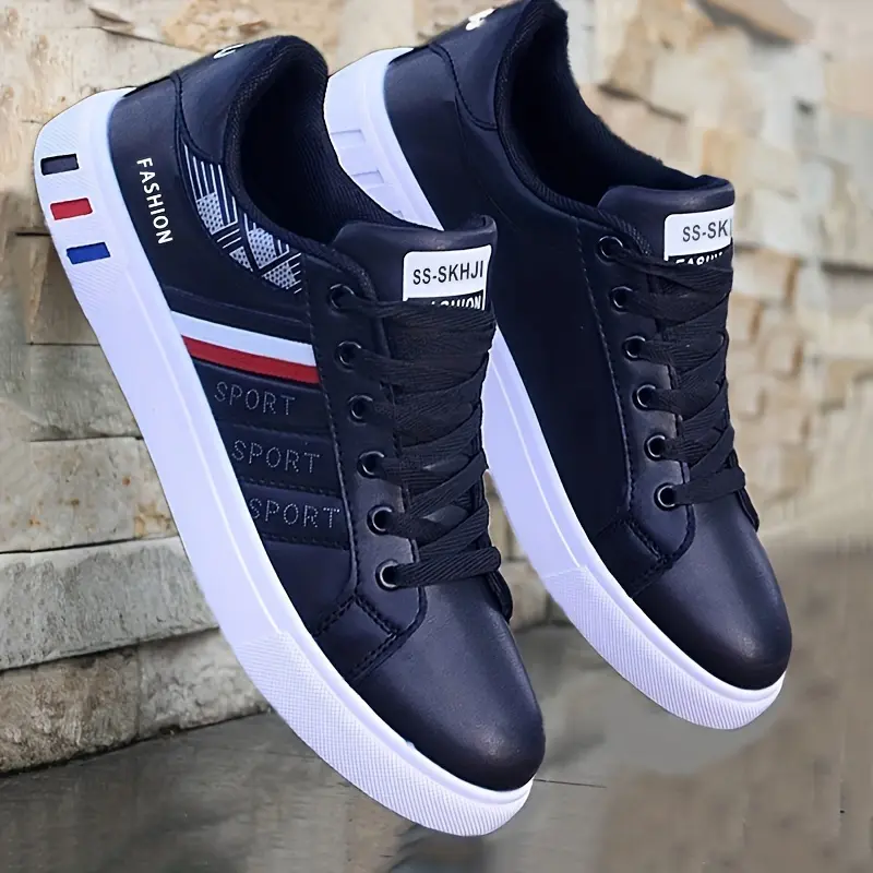 Men's shoes autumn new small white shoes men's anti-slip wear sports casual shoes men's trend all flat shoes Boy Closed