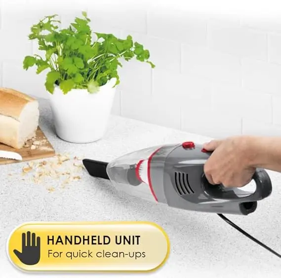 GRY 2-in-1 Upright Stick Vacuum Cleaner, Corded Handheld Vacuum for Pet Hair, Lightweight Car Vacuum, Stairs/Upholstery, 600W - Usb, Winter Gift 2