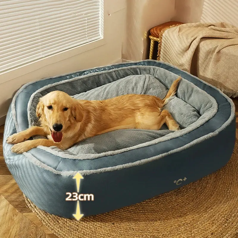 HOOPET Dog House Winter Warm Dog Bed Pet Supplies Four Seasons Universal Dog Cushion Winter Sleeping with Warm Sleeping Cushion products 1