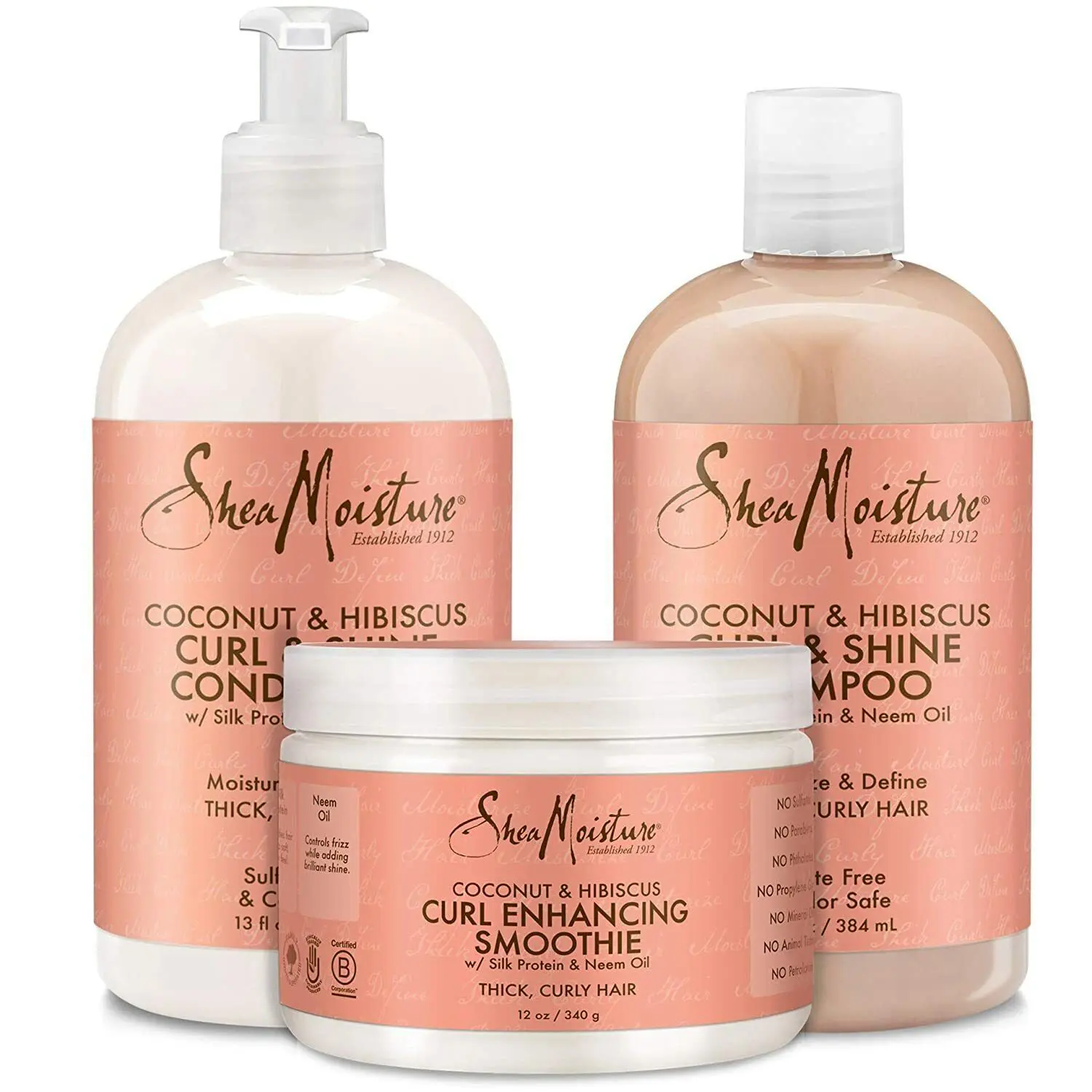 Shea Moisture Coconut & Hibiscus Range for Curly Natural Hair