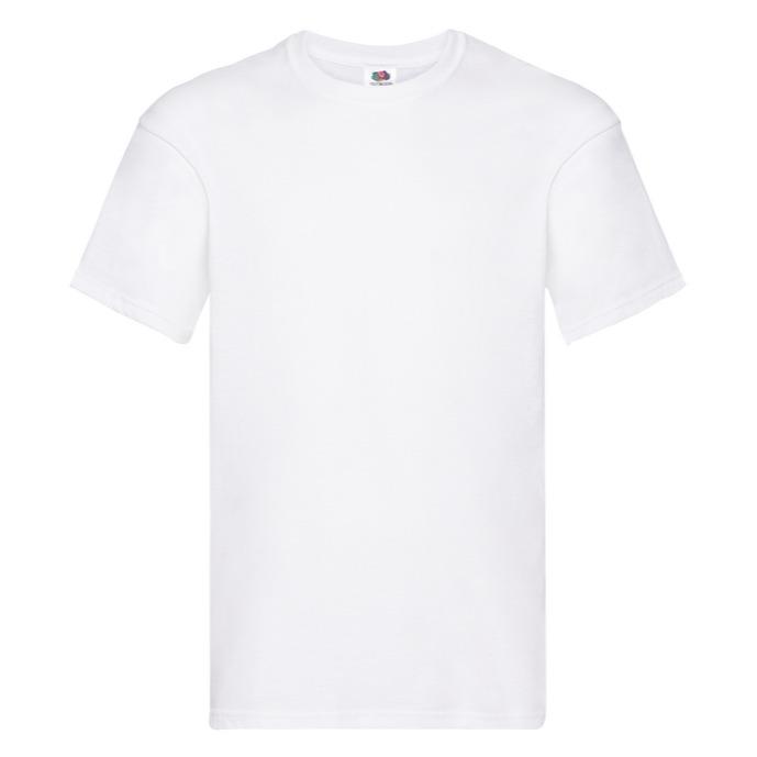 Fruit of the Loom Men's Original T-Shirt, White (White 30), (Pack of 5) Casual Menswear Plain Cotton Soft Top Classic Dress Short Simple Slim Fit Shortsleeve Tshirt Stretch Undershirt 4