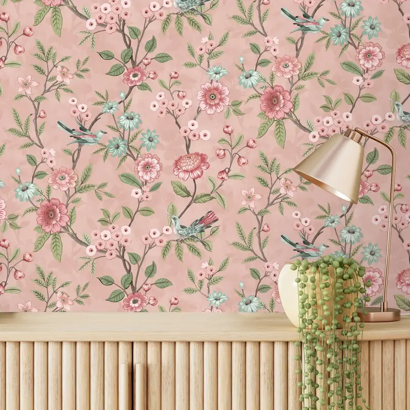 Fine Decor Eleanor Pink Wallpaper FD43445 pink  wallpaper 2