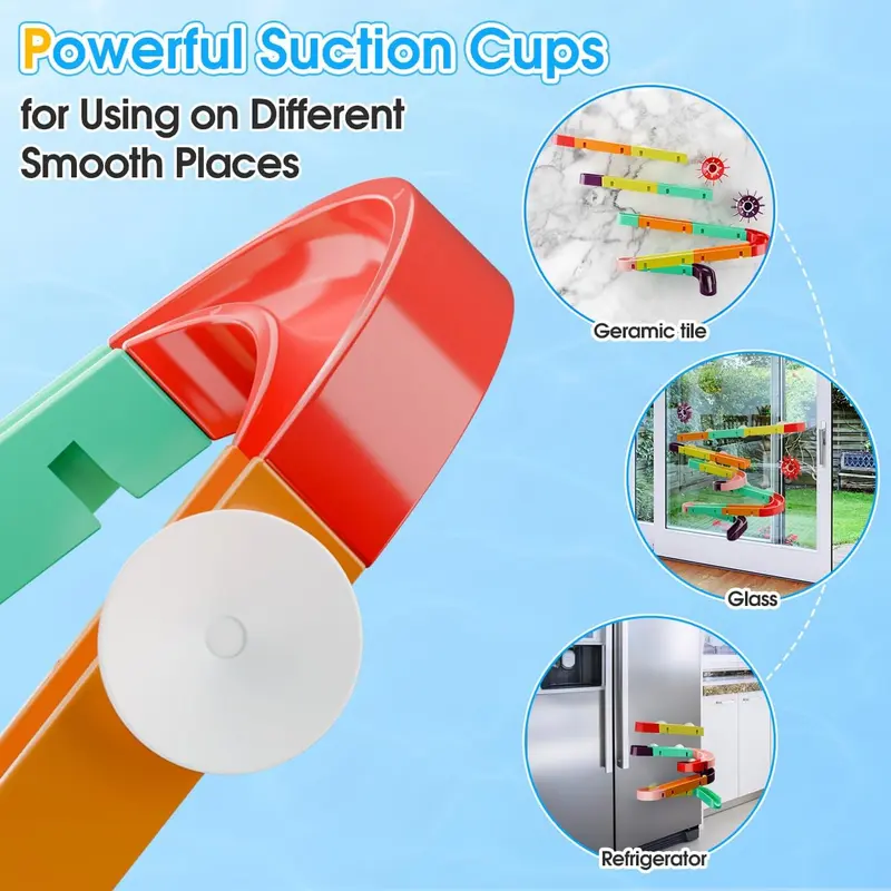 44Pcs Toddler Bath Toys - Bath Toys for 2 3 4 Year Olds, Track Game Kids Bath Toys for 3-5 Year Old, Birthday Gifts for 2 3 Year Old Boys Girls 4