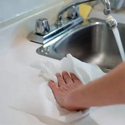 96 Splash Super Absorbent & Durable Paper Towel Rolls for Kitchen Usage-  2-Ply, 10m Thick Long Lasting Sheets Per Roll-24 Rolls in One Pack 6