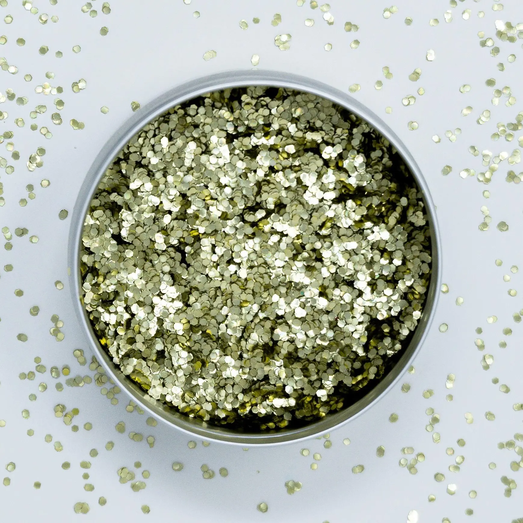 Glamaglitter Gold Cosmetic Biodegradable Glitter Makeup - Face, Body, Hair