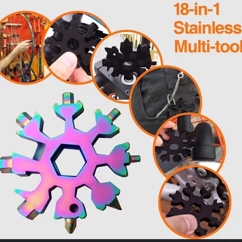 18in 1 snowflake design tool spanner set 0