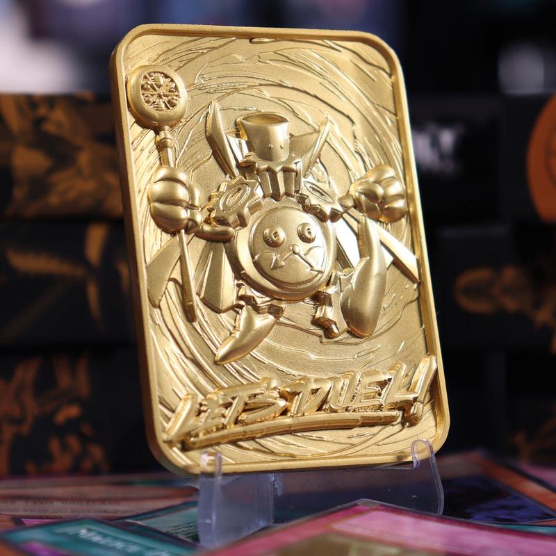 Yu-Gi-Oh! Limited Edition 24k Gold Plated Time Wizard Metal Card 7