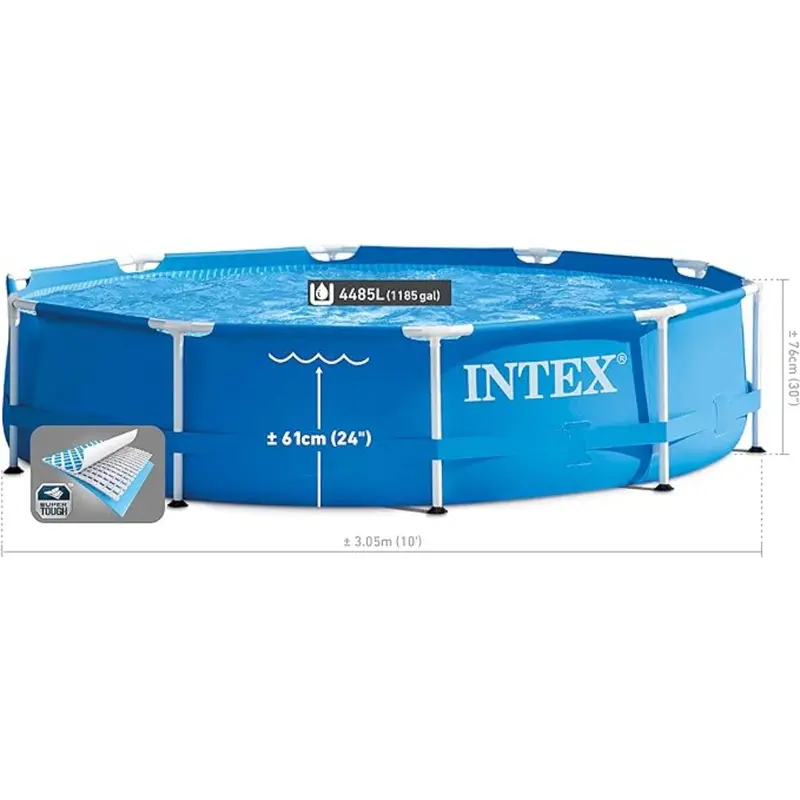 Intex Metal Frame Swimming Pool - 10' x 30" 1