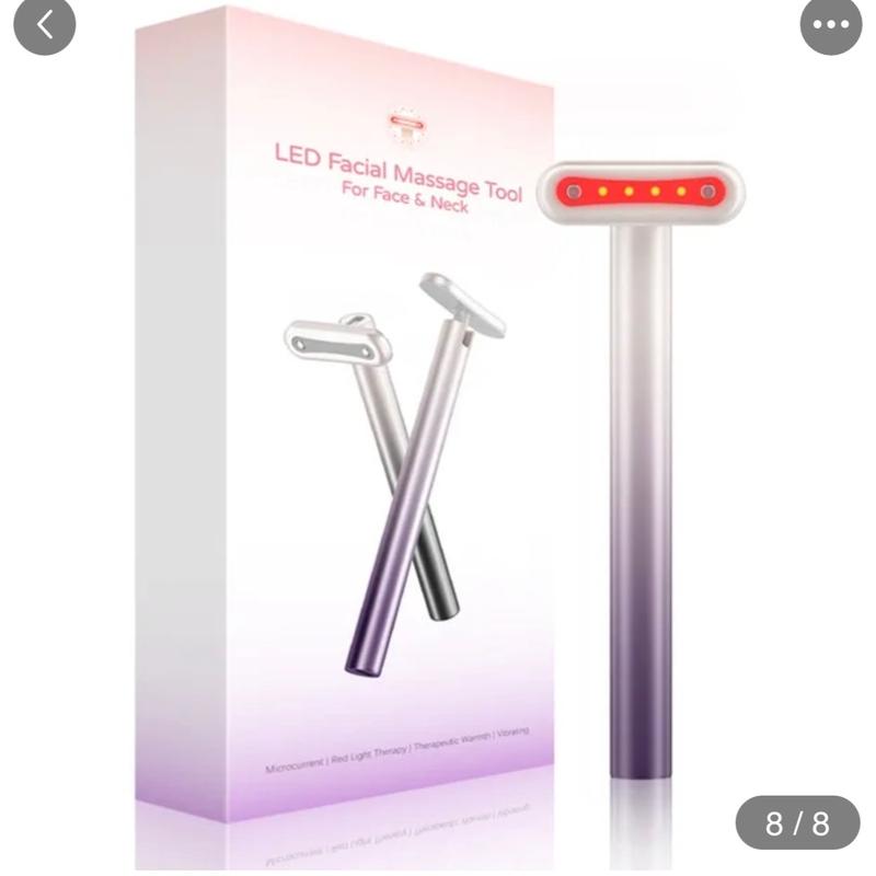 4 in 1 Facial Wand EMS Microcurrent Vibration Warm Red Light Face Lifting Machine Skin Tightening Device Neck Eye Massager Tools 7