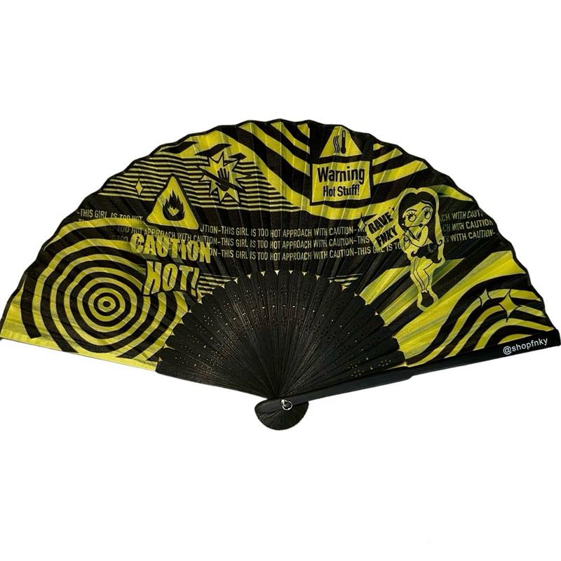Hot Stuff FNKY Fan - Funky Folding Festival/Rave Hand Fan 1