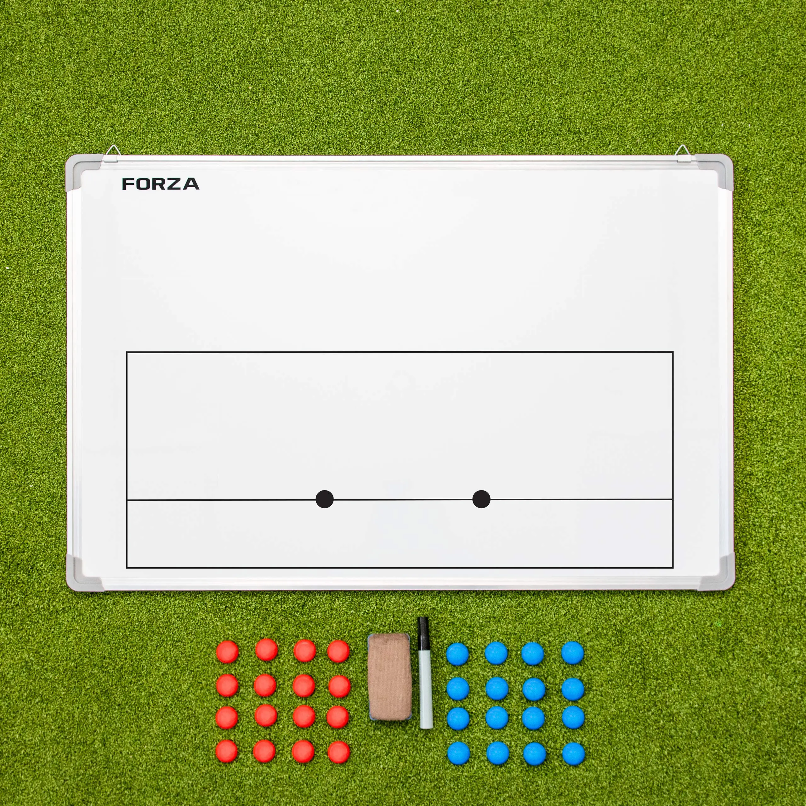 FORZA 90cm X 60cm Double-Sided Rugby Coaching Board