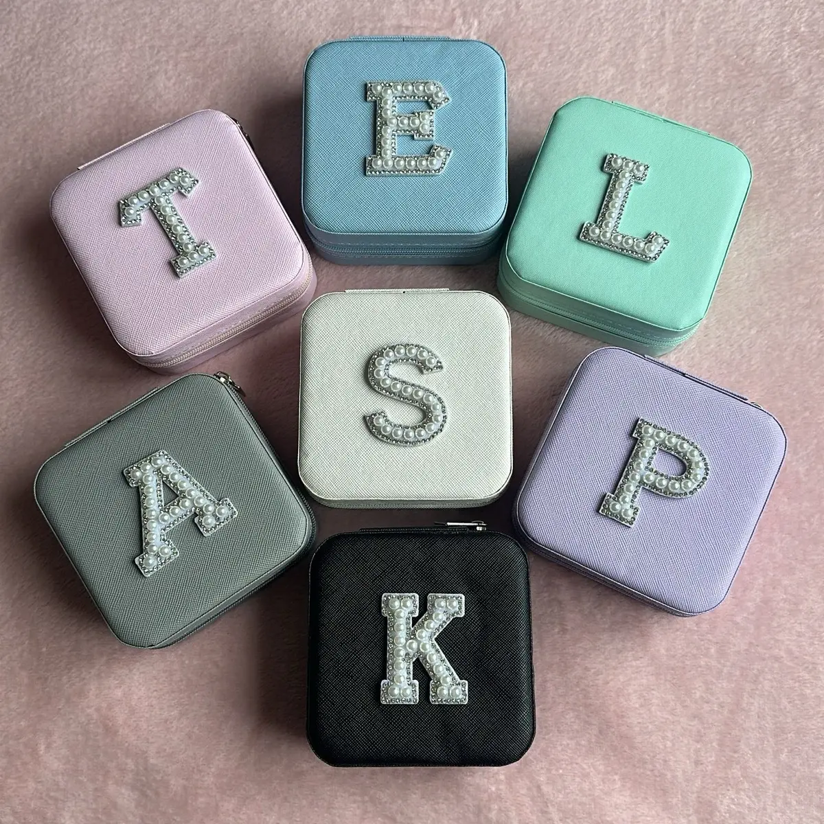 Initial jewellery box