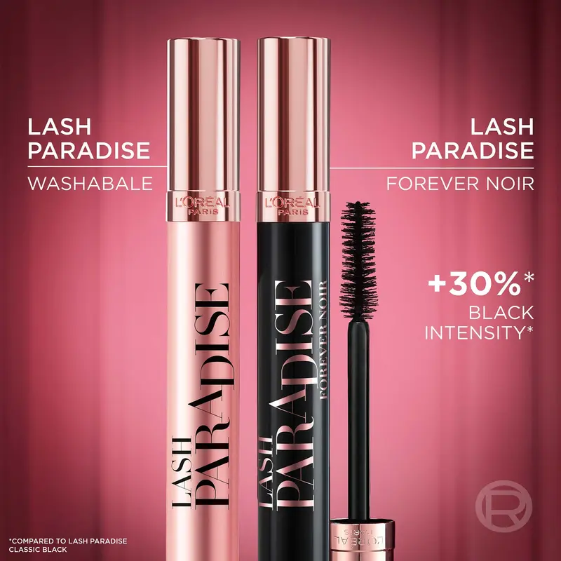 L'Oréal Paris Paradise Forever Noir Mascara - Ultra Intense Black 5ml 5